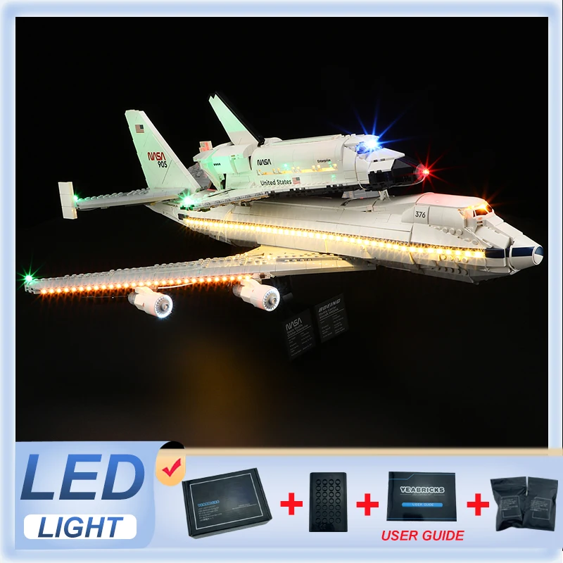Комплект светодиодных фонарей своими руками для самолета LEGO 10360 Shuttle Carrier (только светодиодный светильник, без модели блоков)
Комплект светодиодных фонарей своими руками для самолета LEGO 10360 Shuttle Carrier (только светодиодный светильник, без модели блоков)