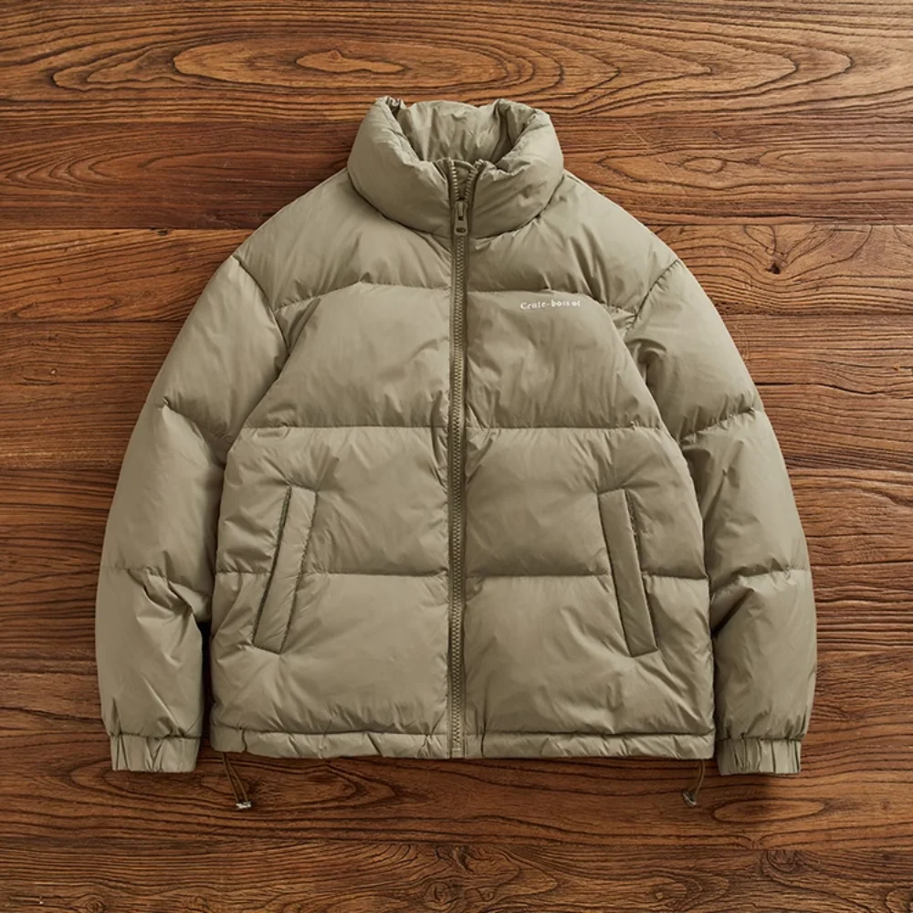 90 wool thickened down jacket men's winter new warm jacket jacket lovers bread suit stand collar shirt
90 wool thickened down jacket men's winter new warm jacket jacket lovers bread suit stand collar shirt