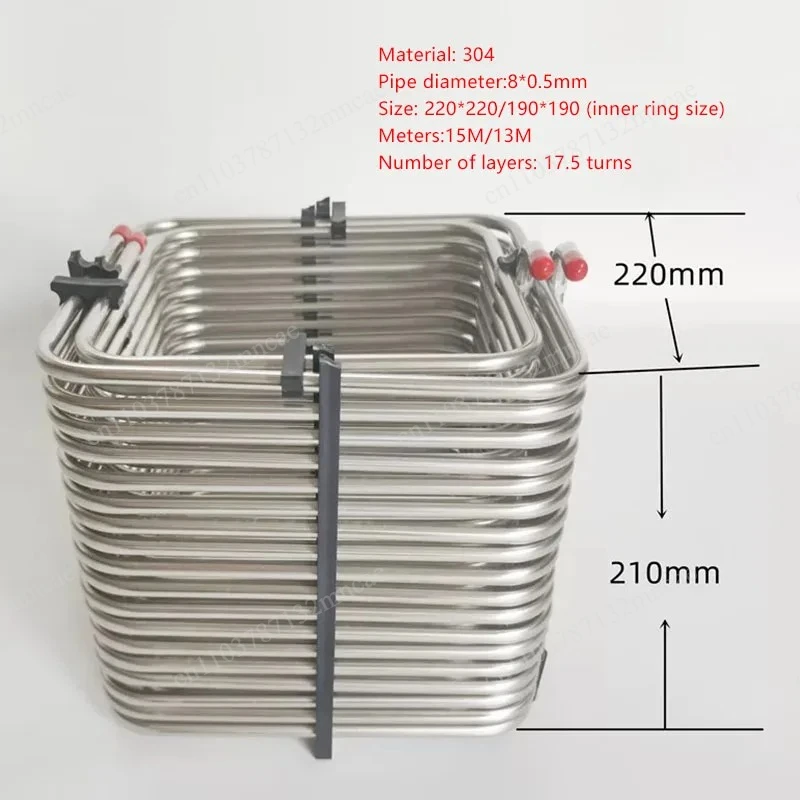 For Beer Insulated Box 220X220MM 304 Material 8mm Tube Stainless Steel Wine Tube 2-Way Cooling Wine Tube
For Beer Insulated Box 220X220MM 304 Material 8mm Tube Stainless Steel Wine Tube 2-Way Cooling Wine Tube