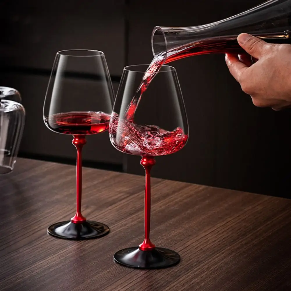 Clear Rotating Glass Wine Glasses 500ml Thickened Base Crystal Goblet Ergonomic Holder Wine Decanter Glass Cup Cocktails
Clear Rotating Glass Wine Glasses 500ml Thickened Base Crystal Goblet Ergonomic Holder Wine Decanter Glass Cup Cocktails