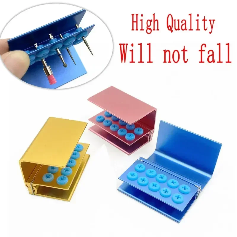 2PCS Autoclave 10 Hole Dental Burs Case Drill Holder with Silicone Suitable for High Speed Drills & Low Speed Drills
2PCS Autoclave 10 Hole Dental Burs Case Drill Holder with Silicone Suitable for High Speed Drills & Low Speed Drills