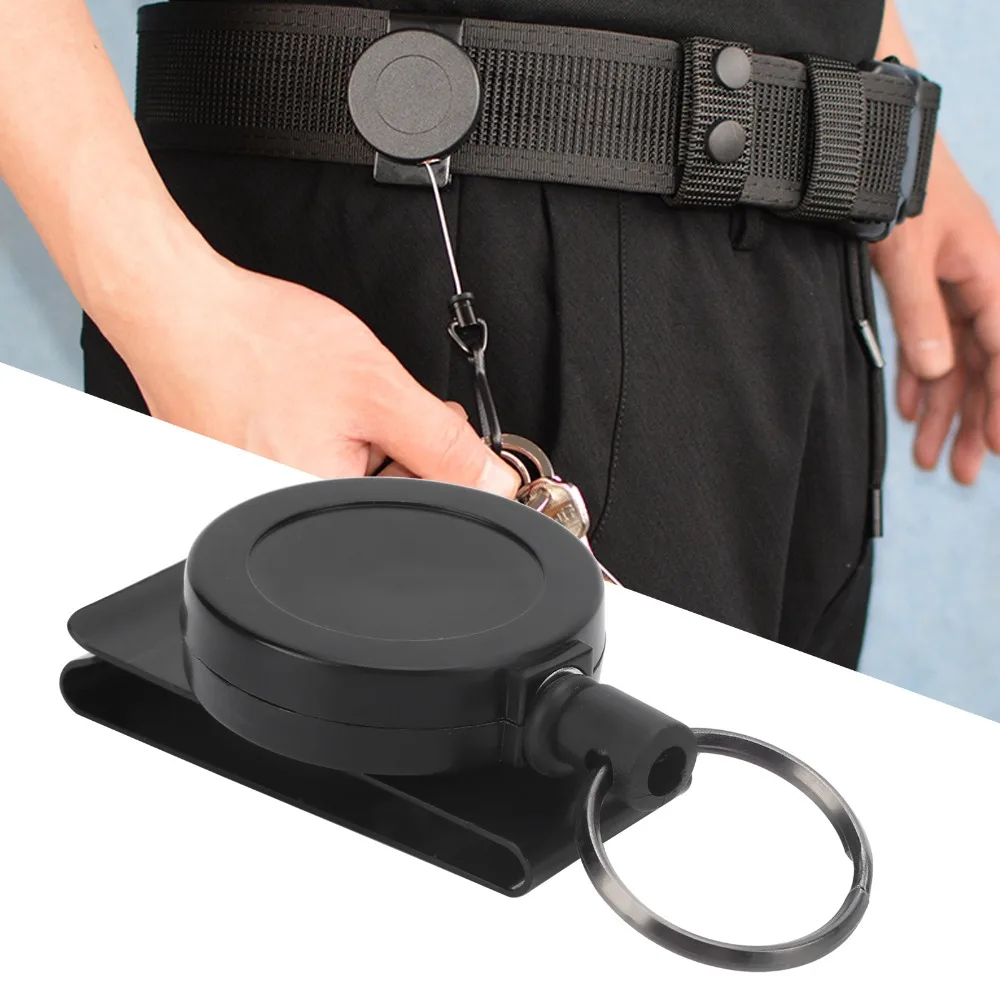 2 Pcs Durable Heavy Duty Retractable Keychain 360° Rotating Black Telescopic Rope Keychain Anti Lose Keychain Security Work
2 Pcs Durable Heavy Duty Retractable Keychain 360° Rotating Black Telescopic Rope Keychain Anti Lose Keychain Security Work