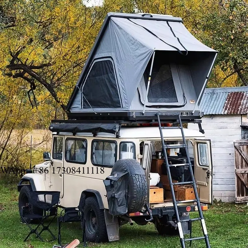Outdoor Camping Aluminum-Framed Triangular Roof Tent Car-Mounted Off-Road Vehicle Self-Driving Tours Foldable Car Roof Racks
Outdoor Camping Aluminum-Framed Triangular Roof Tent Car-Mounted Off-Road Vehicle Self-Driving Tours Foldable Car Roof Racks