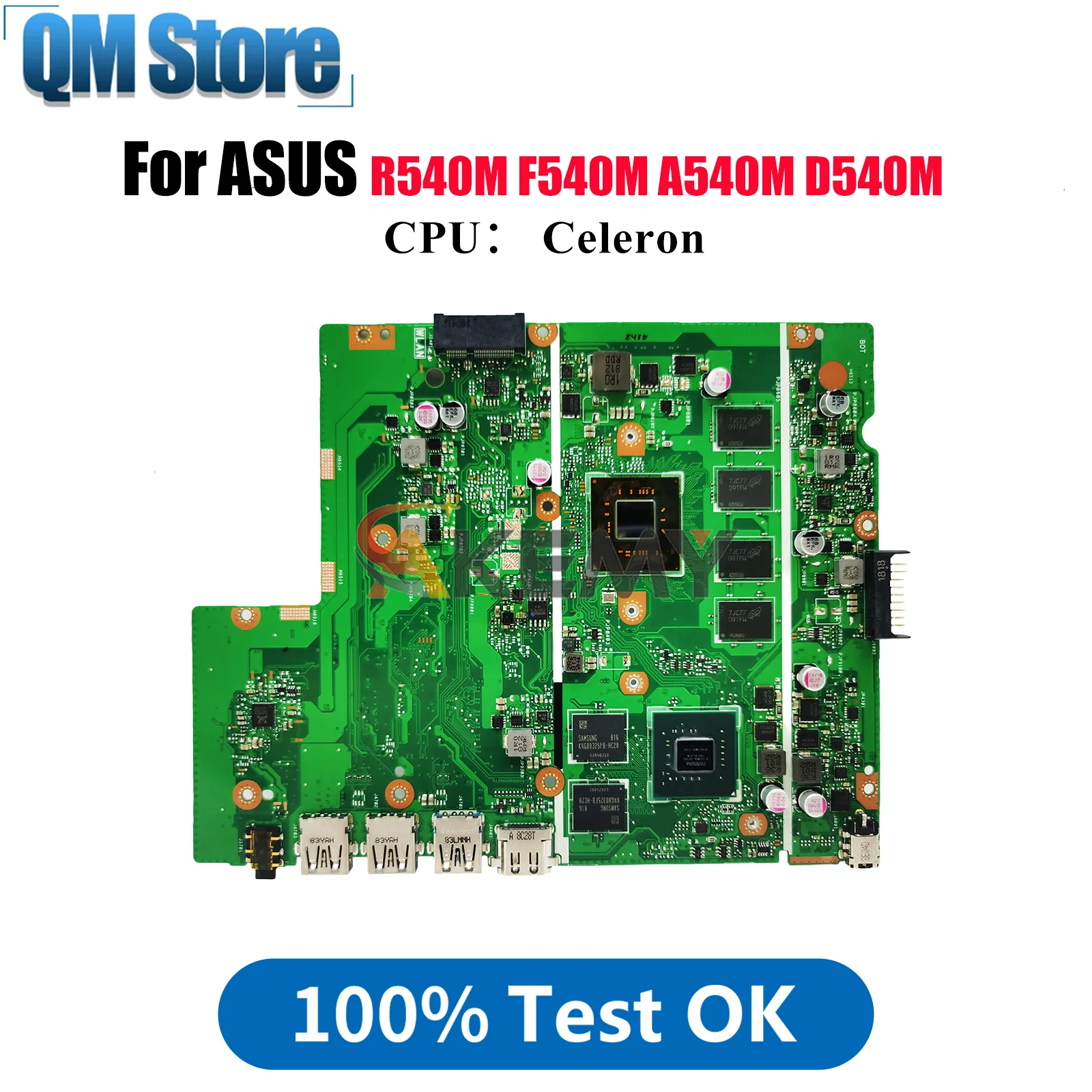 X540MB Laptop Motherboard For ASUS VivoBook X540MAS X540MB A540M F540M X540MAR R540M D540M X540M Mainboard With Celeron CPU stk
X540MB Laptop Motherboard For ASUS VivoBook X540MAS X540MB A540M F540M X540MAR R540M D540M X540M Mainboard With Celeron CPU stk