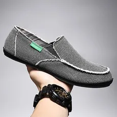 Холщовая обувь большого размера, мужские лоферы без шнуровки, повседневная дышащая обувь с независимой станцией, трансграничная обувь для взрослых, резиновый низкий каблук
Холщовая обувь большого размера, мужские лоферы без шнуровки, повседневная дышащая обувь с независимой станцией, трансграничная обувь для взрослых, резиновый низкий каблук