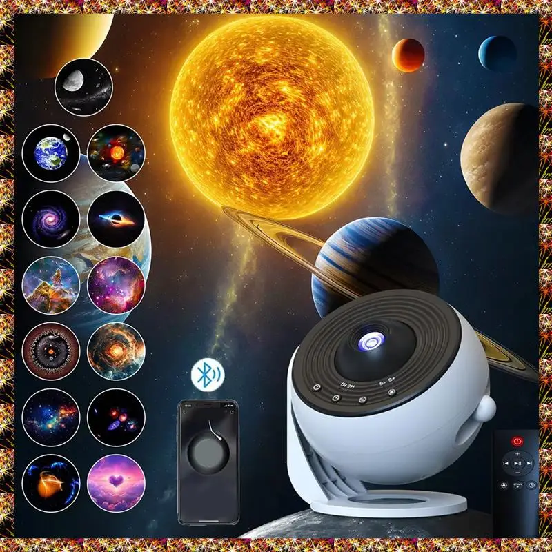 BTCL Star Projection Lamp Galaxy Star Projector Moon Lamp Forroom Decoration Black White
BTCL Star Projection Lamp Galaxy Star Projector Moon Lamp Forroom Decoration Black White