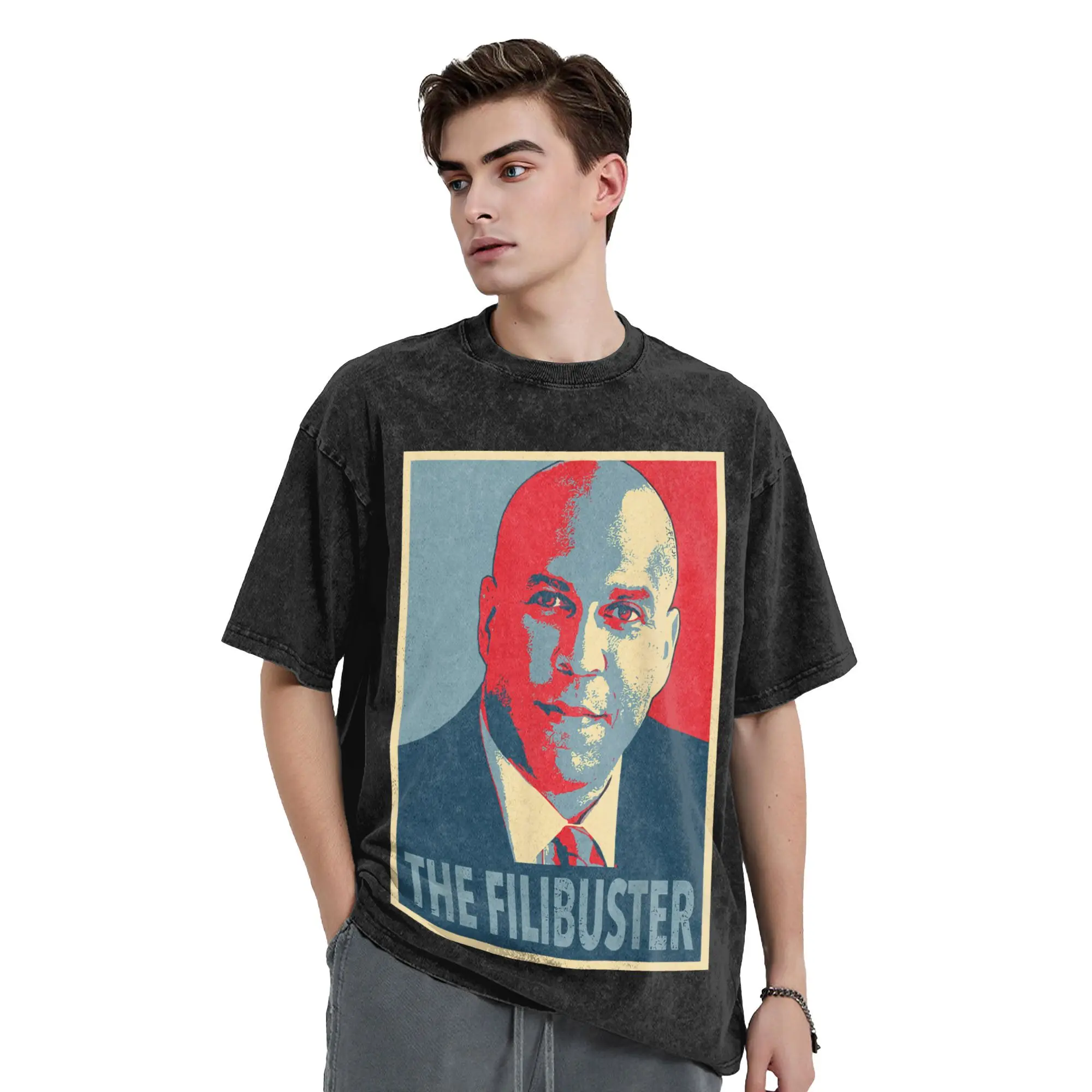 Cory Booker The Filibuster T Shirt Hip Hop Washed Short Sleeve Street T-Shirt Novelty for Men Women Summer Tee Shirt
Cory Booker The Filibuster T Shirt Hip Hop Washed Short Sleeve Street T-Shirt Novelty for Men Women Summer Tee Shirt
