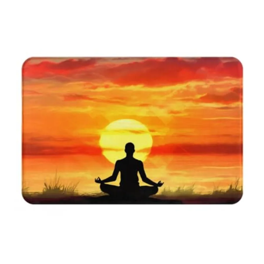 Yoga Meditation Print Flannel Anti-Slip Mat 6x24in Polyester Floor Covering, Full Single-Side Printed
Yoga Meditation Print Flannel Anti-Slip Mat 6x24in Polyester Floor Covering, Full Single-Side Printed