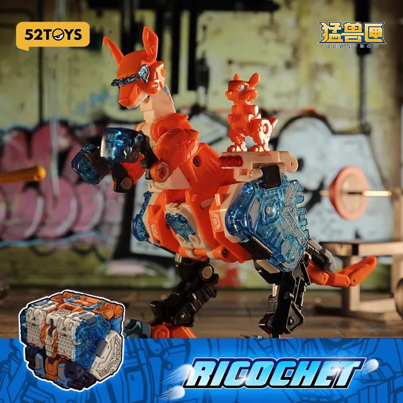 52TOYS BEASTBOX BB-35 Ricochet Kangaroo Transformable Assembly Mecha Action Figure Collectible Trendy Toy Birthday Xmas Gift
52TOYS BEASTBOX BB-35 Ricochet Kangaroo Transformable Assembly Mecha Action Figure Collectible Trendy Toy Birthday Xmas Gift
