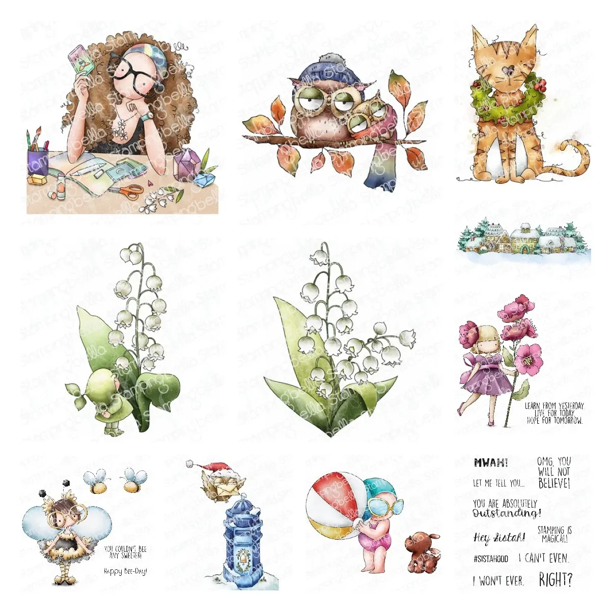 Bundle Girl with Lily of the Valley Cutting Dies Sentiment Clear Stamps and Dies Cuts Craft Template Scrapbooking Decoration
Bundle Girl with Lily of the Valley Cutting Dies Sentiment Clear Stamps and Dies Cuts Craft Template Scrapbooking Decoration