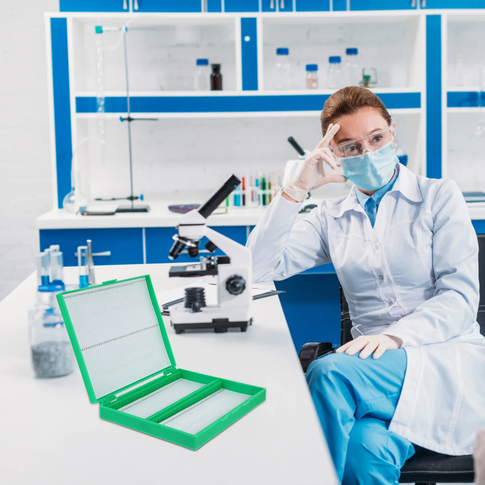 Slide Storage Boxes for Labs Microscopy Microscope Container Biology Slides Case
Slide Storage Boxes for Labs Microscopy Microscope Container Biology Slides Case