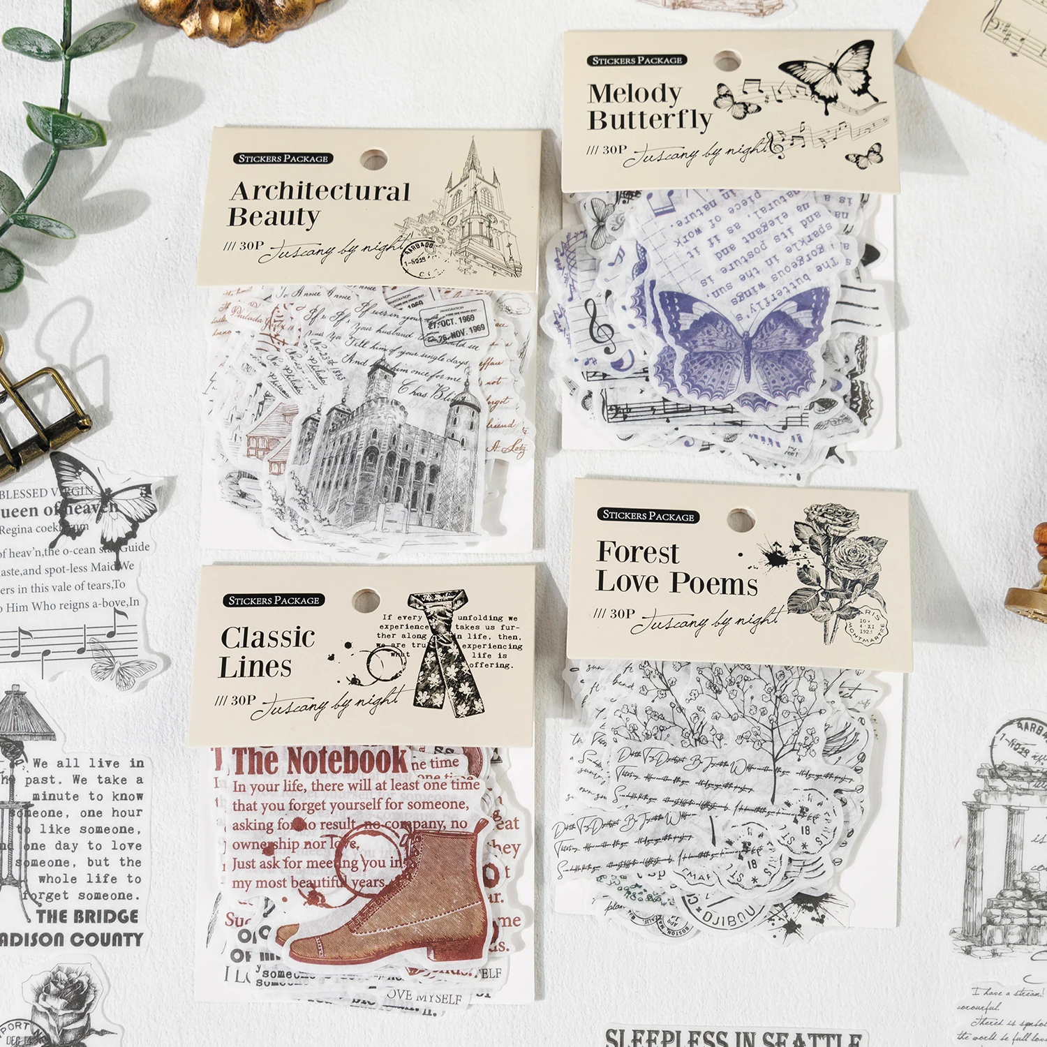 30 pcs Vintage PET Frame Label Stickers pack for Junk Journal Scrapbooking Background Material Decorative Stationery Supplies
30 pcs Vintage PET Frame Label Stickers pack for Junk Journal Scrapbooking Background Material Decorative Stationery Supplies