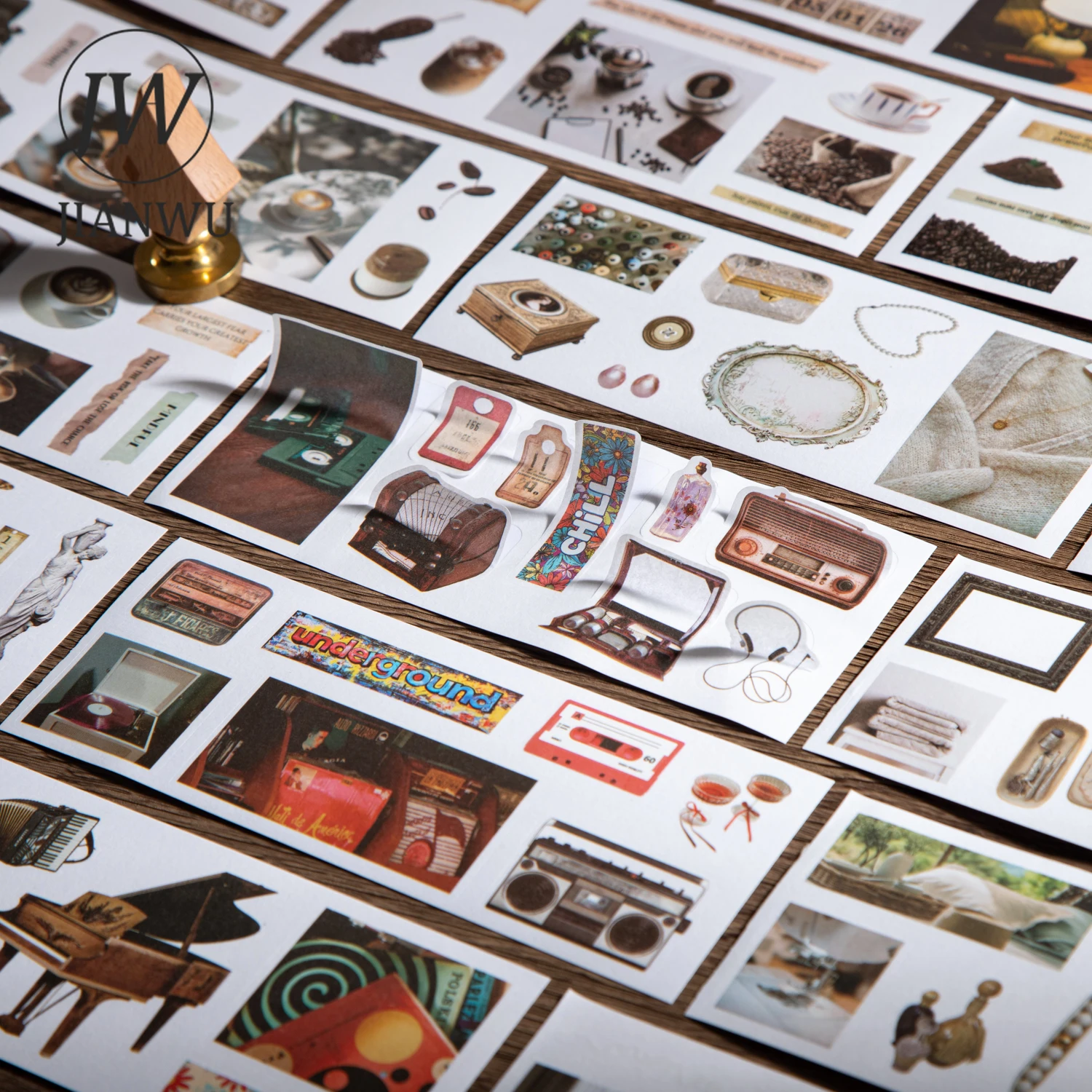 JIANWU An Old Book Series Vintage Life Landscape Material Collage Scrapbooking Sticker Book Creative DIY Journal Stationery
JIANWU An Old Book Series Vintage Life Landscape Material Collage Scrapbooking Sticker Book Creative DIY Journal Stationery