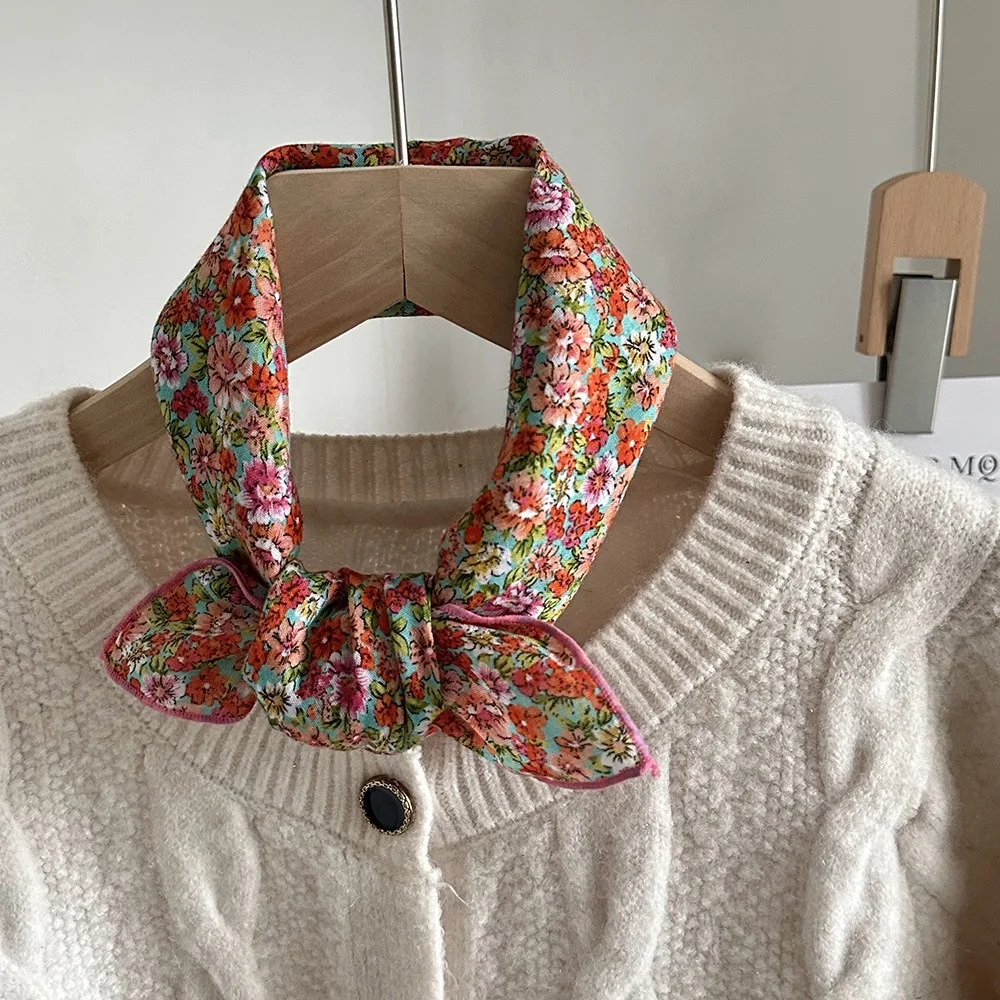 Retro Flower Small Square Scarf Retro Korean Printed Scarves Scarf Hair Band Thin Floral Print Silk Scarf Beach
Retro Flower Small Square Scarf Retro Korean Printed Scarves Scarf Hair Band Thin Floral Print Silk Scarf Beach