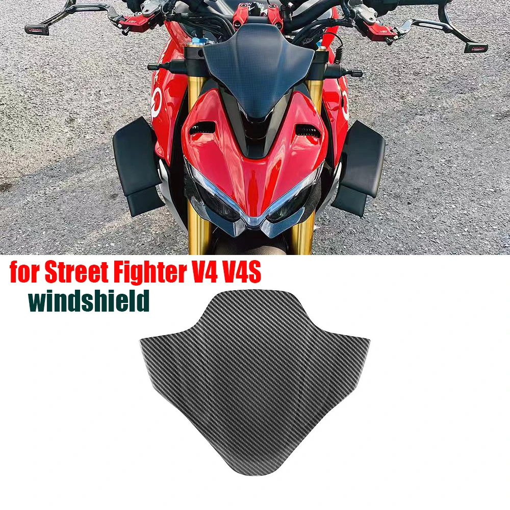 for Ducati Street Fighter V2 V4 /S 2018-2023 Motorcycle accessory abs Carbon paint front windshield deflector Windshield fairing
for Ducati Street Fighter V2 V4 /S 2018-2023 Motorcycle accessory abs Carbon paint front windshield deflector Windshield fairing