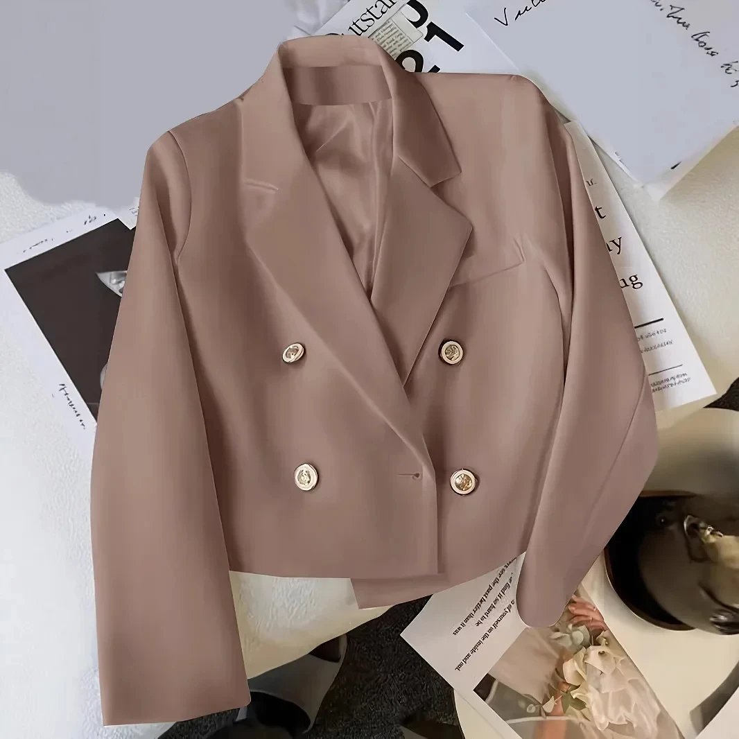 Casual Loose Women's Suit Jacket Fashionable Korean Style Spring Autumn New Arrival Straight Leg Slimming Small Western Clothes
Casual Loose Women's Suit Jacket Fashionable Korean Style Spring Autumn New Arrival Straight Leg Slimming Small Western Clothes