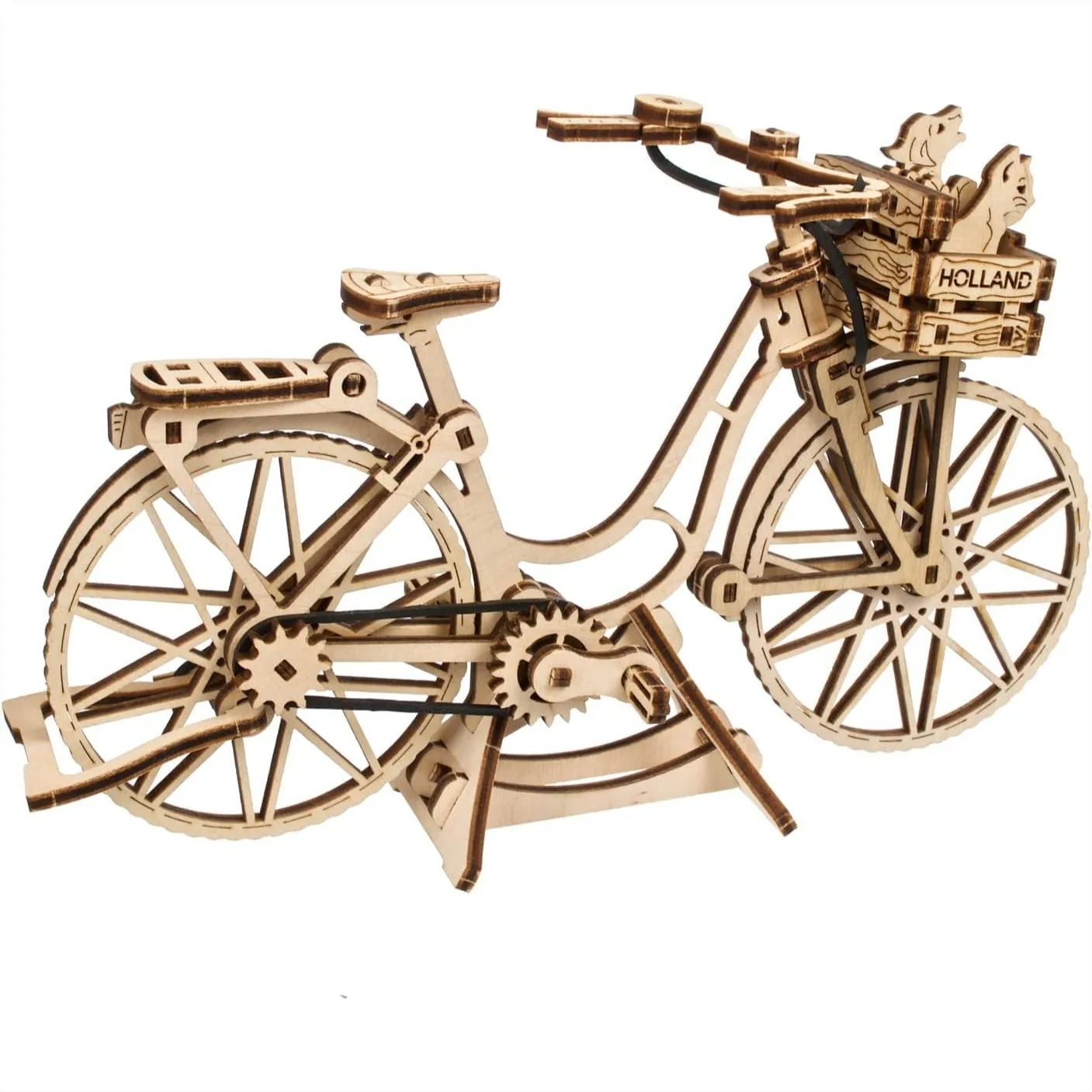 3D Wooden Puzzles for Adults Dutch Bicycle Model Kit, DIY Mechanical Model with Movable Parts, Brain Teaser Hobby Set
3D Wooden Puzzles for Adults Dutch Bicycle Model Kit, DIY Mechanical Model with Movable Parts, Brain Teaser Hobby Set