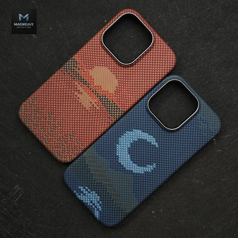 For iPhone 16 Pro / 16 Pro Max MagSafe Case – Slim Carbon Aramid Fiber Magnetic Phone Cover Protective Shell
For iPhone 16 Pro / 16 Pro Max MagSafe Case – Slim Carbon Aramid Fiber Magnetic Phone Cover Protective Shell