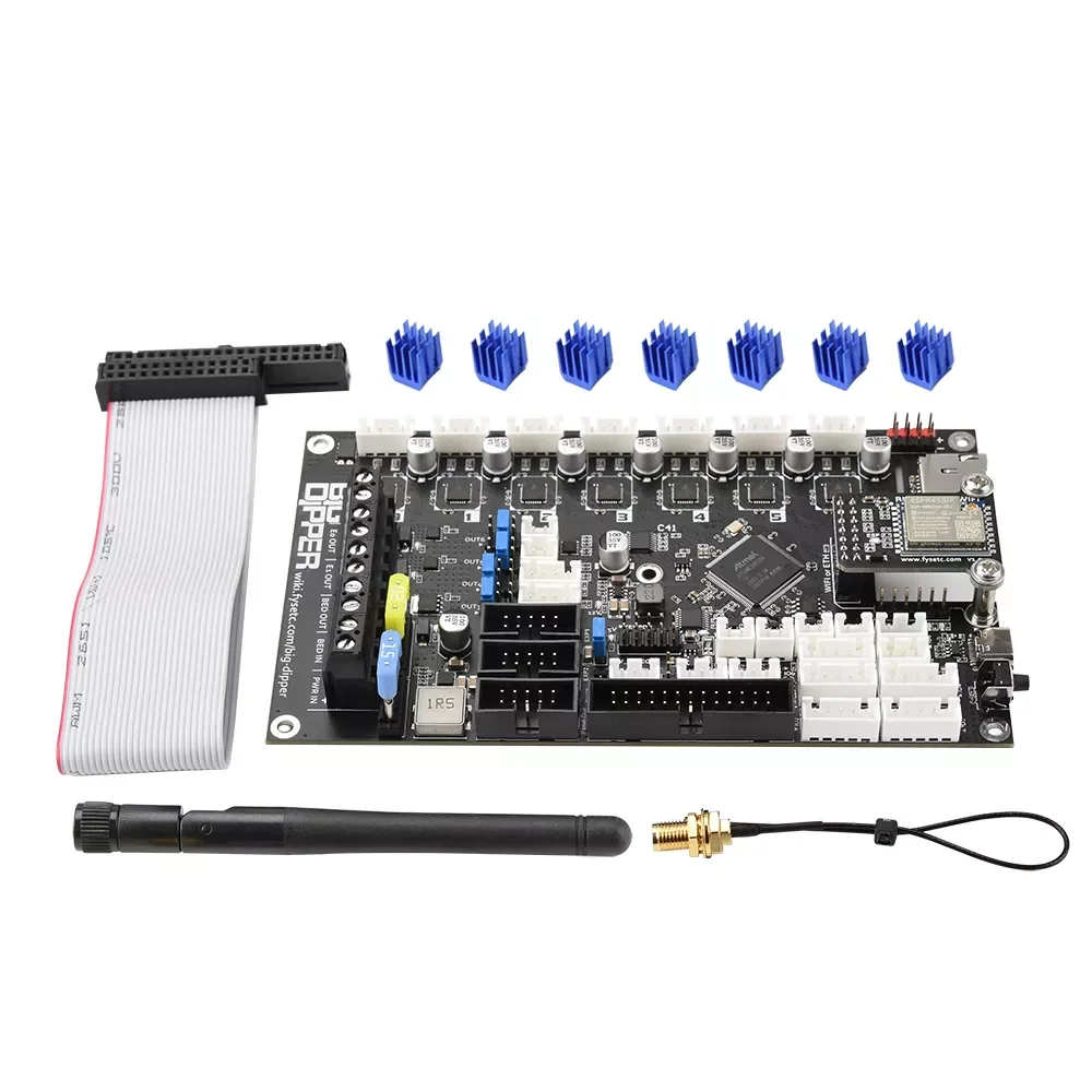 FYSETC Big Dipper Motherboard 3D printer Prats Duet 3 Mini 5+ Wifi Upgrade Control Board for CNC Machine ender 3
FYSETC Big Dipper Motherboard 3D printer Prats Duet 3 Mini 5+ Wifi Upgrade Control Board for CNC Machine ender 3