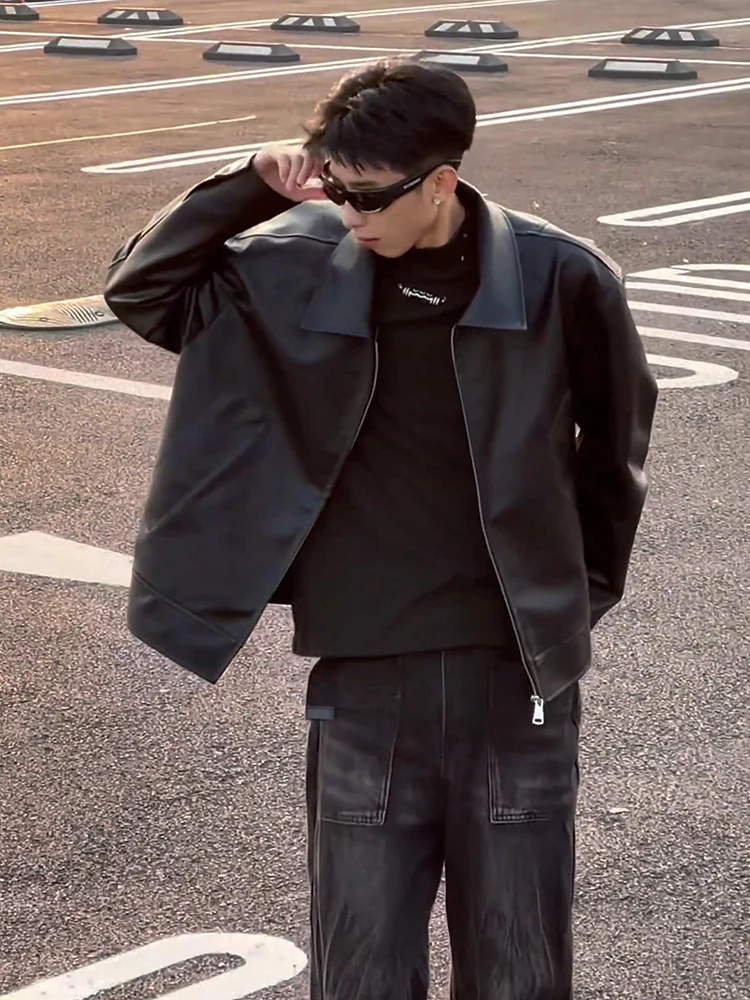 Мужская кожаная мотоциклетная куртка Cleanfit Bla: модный бренд Haome, высококачественная американская ретро-бейсбольная куртка, приталенный крой, длинный рукав.
Мужская кожаная мотоциклетная куртка Cleanfit Bla: модный бренд Haome, высококачественная американская ретро-бейсбольная куртка, приталенный крой, длинный рукав.