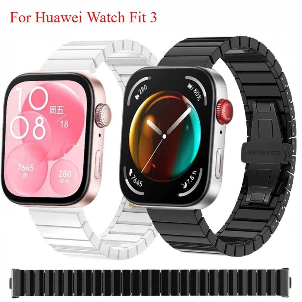 For Huawei Watch Fit 3 Watchband Men's and Women's Universal Luxury Ceramic Wristbands for Huawei Watch Fit 3 Sports Accessories
For Huawei Watch Fit 3 Watchband Men's and Women's Universal Luxury Ceramic Wristbands for Huawei Watch Fit 3 Sports Accessories