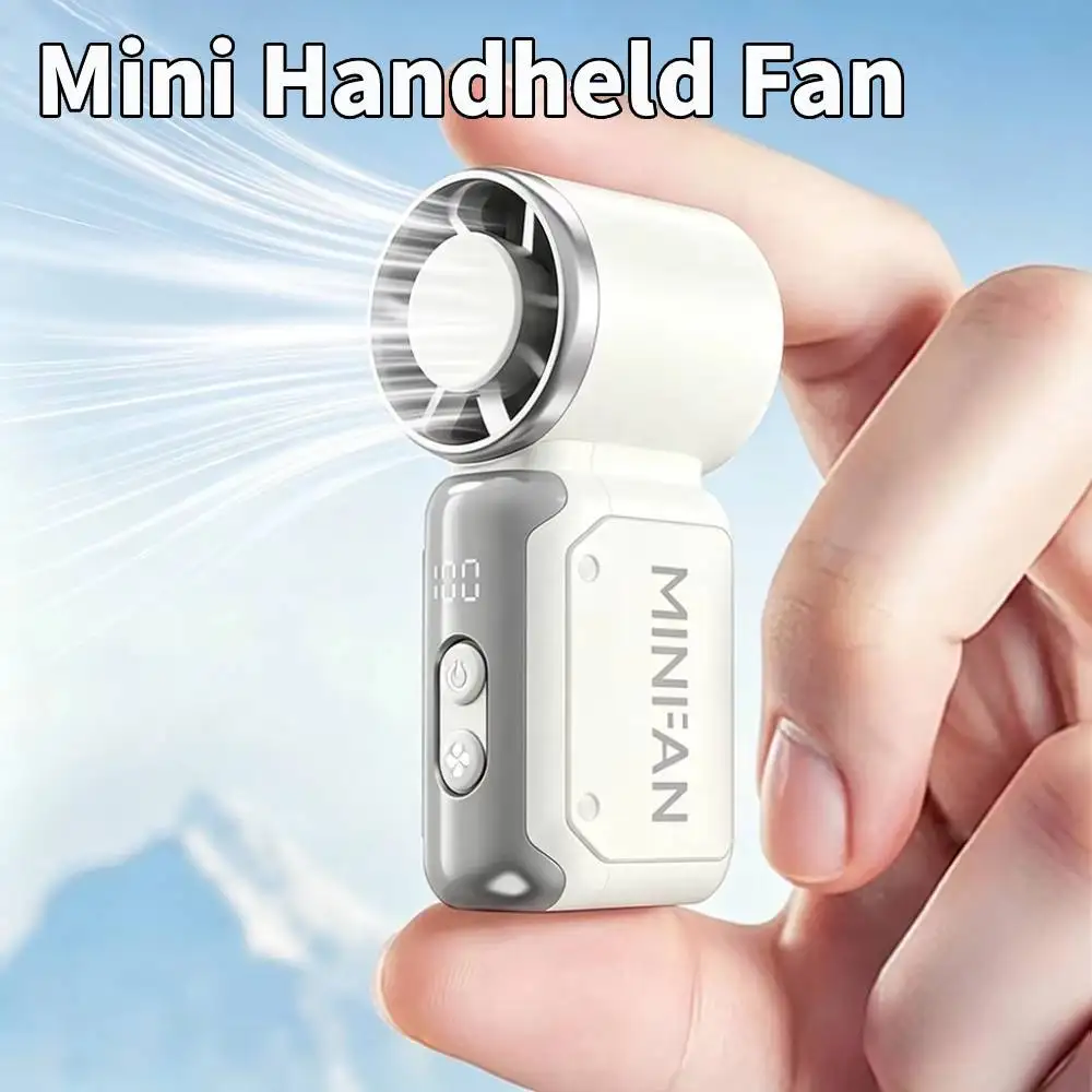 Handheld Small Fan, Portable Mini Bladeless Electric Fan, USB Charging Pocket Portable Fan, Suitable for Outdoor and Travel Use
Handheld Small Fan, Portable Mini Bladeless Electric Fan, USB Charging Pocket Portable Fan, Suitable for Outdoor and Travel Use