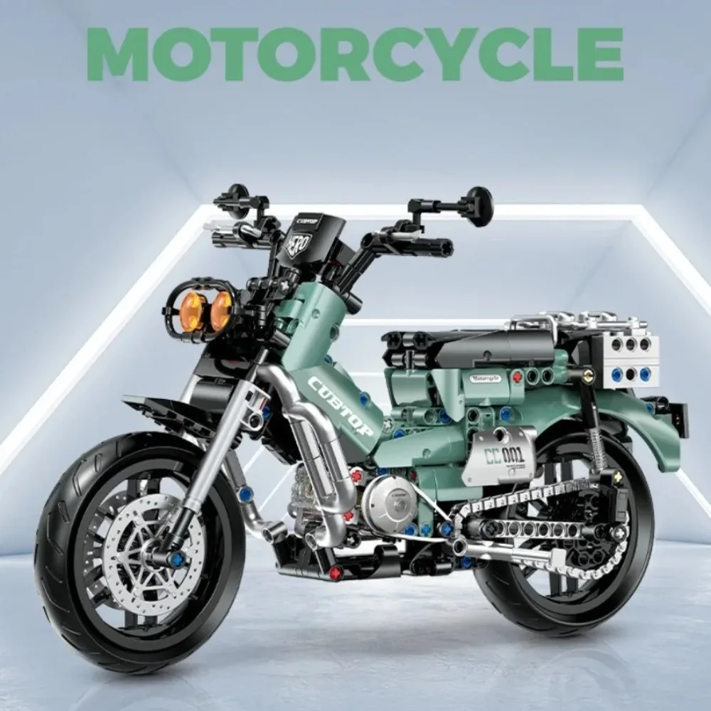 1:8 Technical Motorcycle Model Building Blocks Kit MOC Creative Construction Bricks Educational Toys for Kids Gift
1:8 Technical Motorcycle Model Building Blocks Kit MOC Creative Construction Bricks Educational Toys for Kids Gift