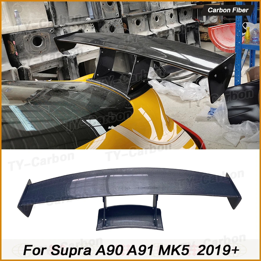 Real Carbon Fiber Varis Style Rear Spoiler For Toyota Supra GR MK5 A90 A91 Trunk Spoiler Rear Wing Car Trunk FRP 2019-2024
Real Carbon Fiber Varis Style Rear Spoiler For Toyota Supra GR MK5 A90 A91 Trunk Spoiler Rear Wing Car Trunk FRP 2019-2024