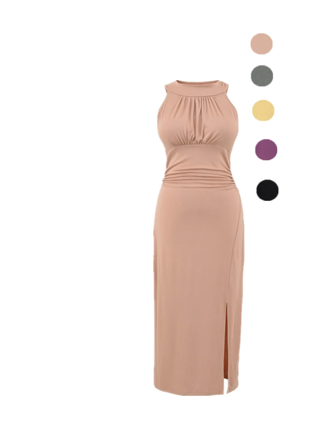 Ele Pure Desire Strapl Waist-Cinching Bodycon Dr with Chest Pad Split Long Skirt for Women Casual Sle
Ele Pure Desire Strapl Waist-Cinching Bodycon Dr with Chest Pad Split Long Skirt for Women Casual Sle