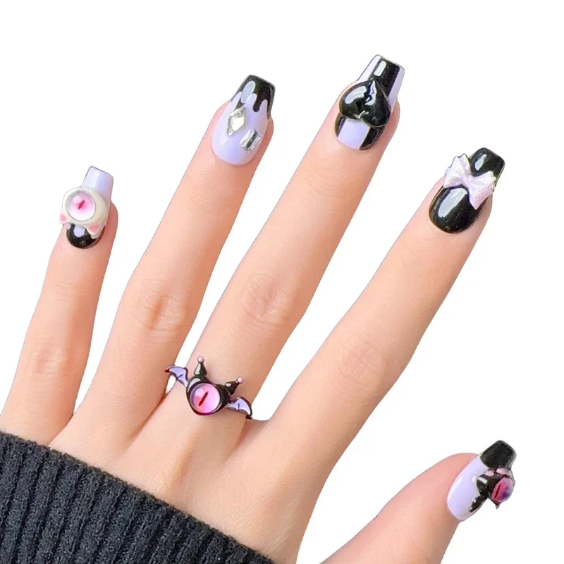 *Short ladder Internet celebrity cartoon little devil eye dopamine nail patch fake nail finished product
*Short ladder Internet celebrity cartoon little devil eye dopamine nail patch fake nail finished product