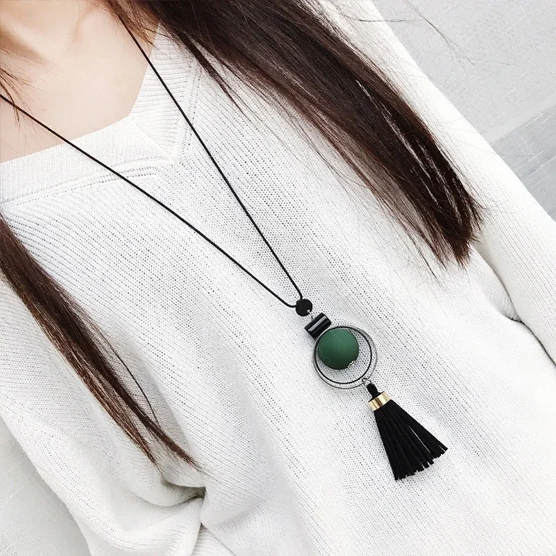 SUMENG 2024 New Wood Beads Pendants Long Sweater Necklace For Women Fashion Jewelry Gifts
SUMENG 2024 New Wood Beads Pendants Long Sweater Necklace For Women Fashion Jewelry Gifts