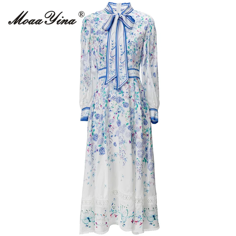 MoaaYina Autumn Fashion Designer Elegant Print Party Dress Women Lantern Sleeve Frenulum High Waist Lace Spliced Slim Long Dress
MoaaYina Autumn Fashion Designer Elegant Print Party Dress Women Lantern Sleeve Frenulum High Waist Lace Spliced Slim Long Dress