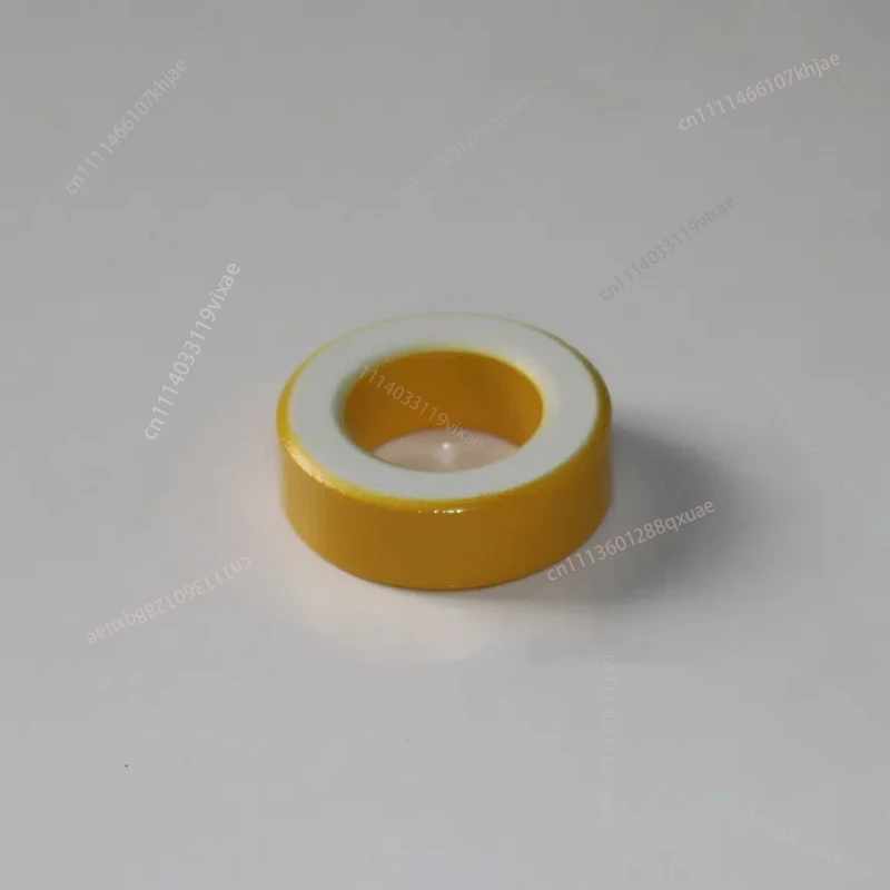 T130-26 Anti-interference Magnetic Ring, 33mm Diameter Yellow White Ring Iron Powder Core
T130-26 Anti-interference Magnetic Ring, 33mm Diameter Yellow White Ring Iron Powder Core