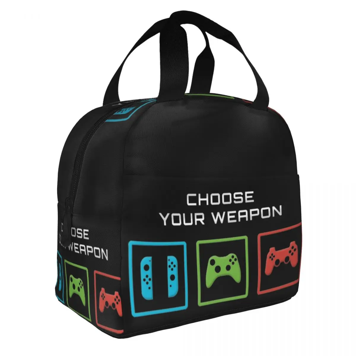 Choose Your Weapon Video Game Controller Insulated Lunch Bags Thermal Bag Reusable Leakproof Tote Lunch Box Food Bag Picnic
Choose Your Weapon Video Game Controller Insulated Lunch Bags Thermal Bag Reusable Leakproof Tote Lunch Box Food Bag Picnic