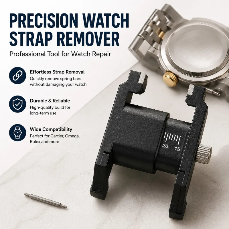 Watch Repair Tools No Trace Spring Bar Pliers H Type Watch Band Remover Professional Watch Strap Disassembly Installation Smooth
Watch Repair Tools No Trace Spring Bar Pliers H Type Watch Band Remover Professional Watch Strap Disassembly Installation Smooth