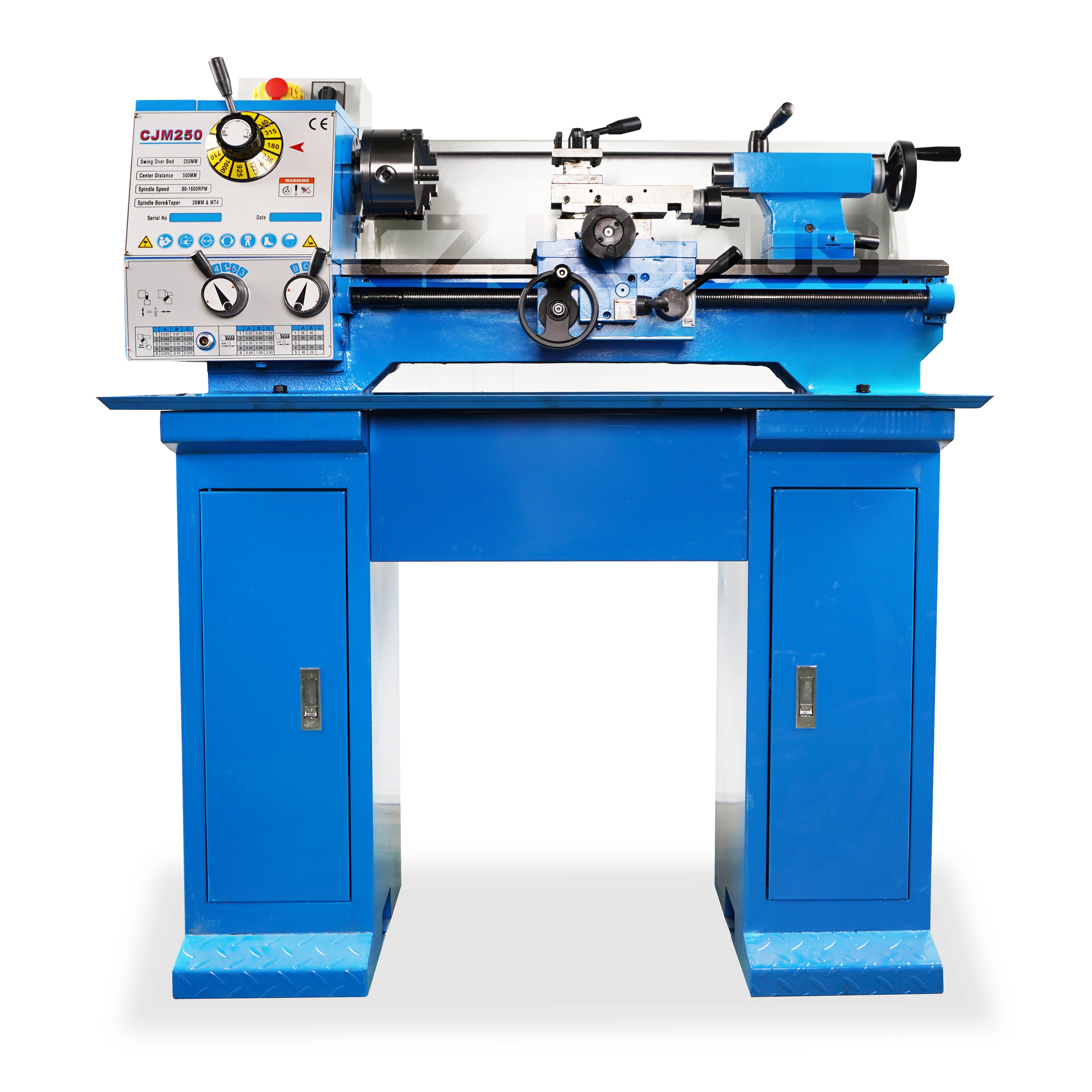 CJM250 Настольный токарный станок Общий автомобиль Обычный небольшой токарный станок Промышленный бытовой станок
CJM250 Настольный токарный станок Общий автомобиль Обычный небольшой токарный станок Промышленный бытовой станок