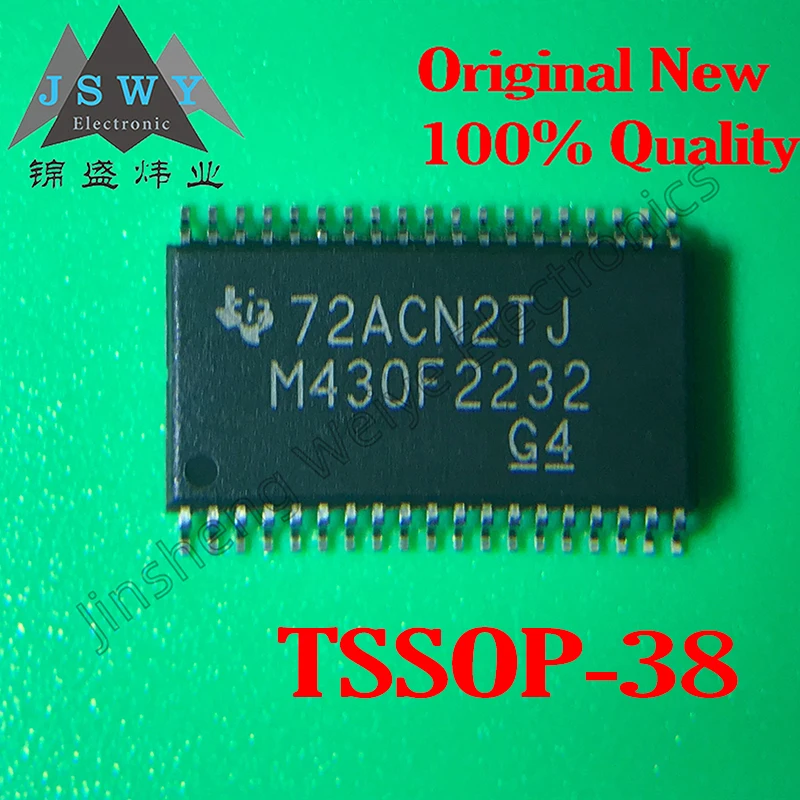 (4/20 pcs) MSP430F2232IDAR TSSOP-38 M430F2232/8KB Flash/512B SRAM/16MHz MCU/New Original Stock Electronic
(4/20 pcs) MSP430F2232IDAR TSSOP-38 M430F2232/8KB Flash/512B SRAM/16MHz MCU/New Original Stock Electronic