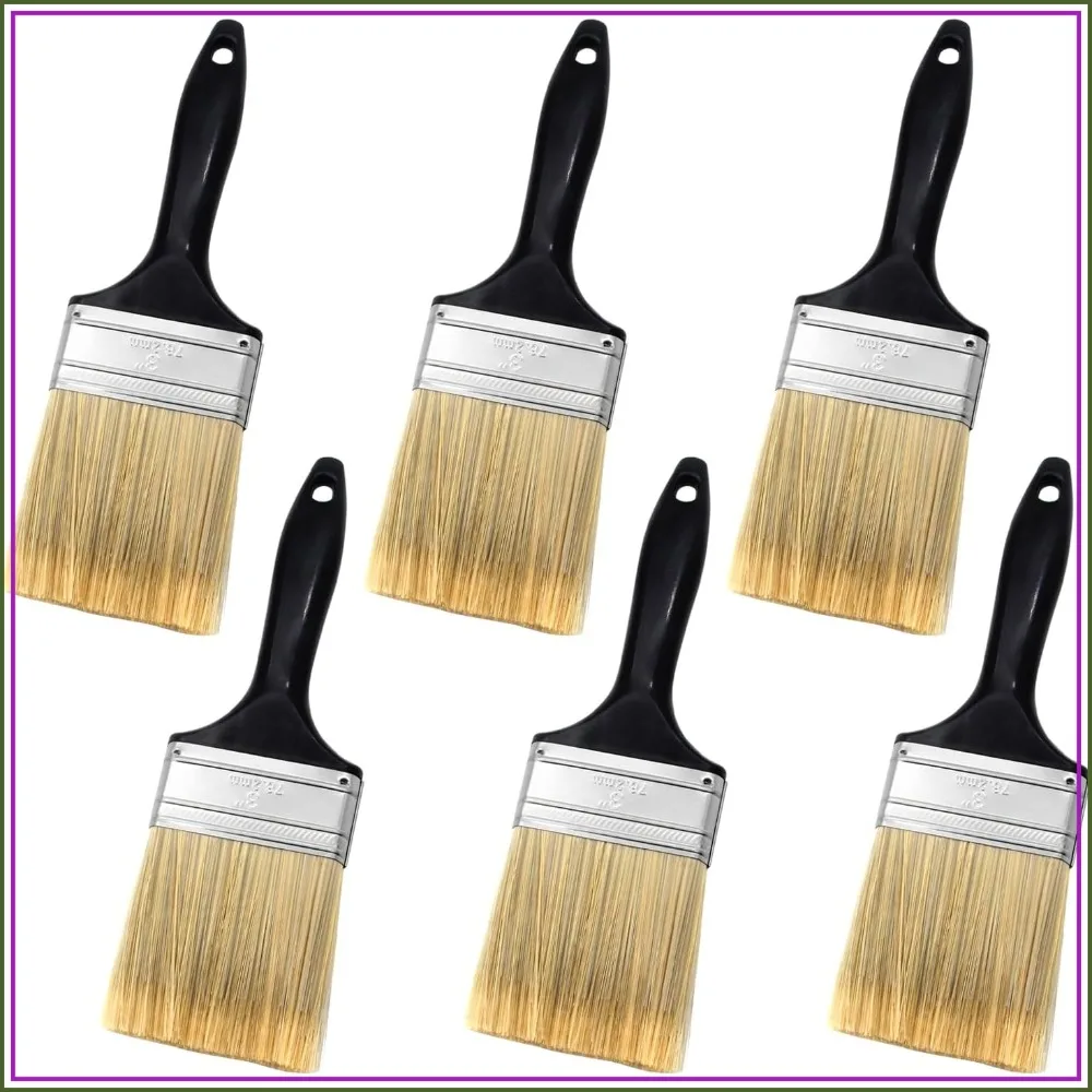3 inch Flat Paint Brushes, Professional Paint Tools for DIY, Furniture, Fences, Deck, and Wall Trim
3 inch Flat Paint Brushes, Professional Paint Tools for DIY, Furniture, Fences, Deck, and Wall Trim