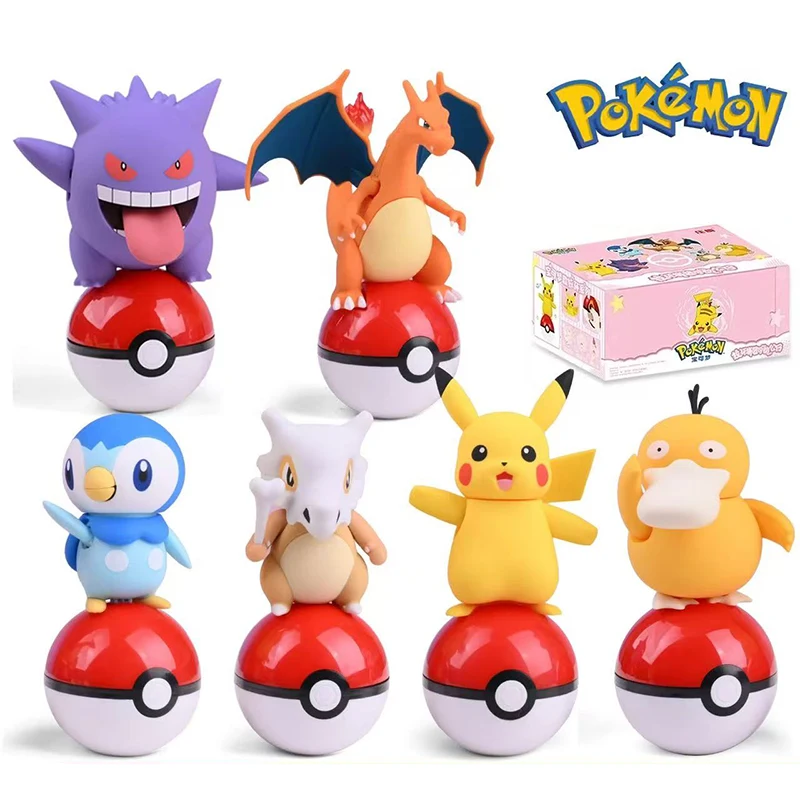 Оригинальный набор-сюрприз Pokémon: Покебол, фигурки Пикачу, Генгар, Чаризард, Кубон. Игрушка ручной работы, подарок для детей, мультяшный персонаж.
Оригинальный набор-сюрприз Pokémon: Покебол, фигурки Пикачу, Генгар, Чаризард, Кубон. Игрушка ручной работы, подарок для детей, мультяшный персонаж.