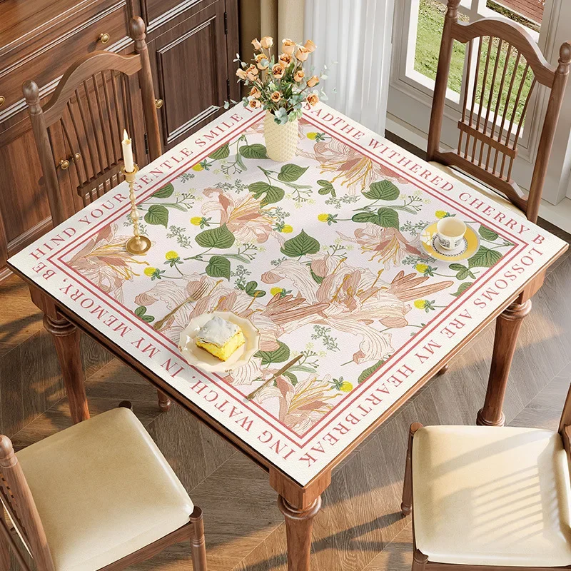 1330076 Table cloth waterproof, oil proof, and wash free PVC mesh red tablecloth, desk, student coffee table, table mat fabric
1330076 Table cloth waterproof, oil proof, and wash free PVC mesh red tablecloth, desk, student coffee table, table mat fabric