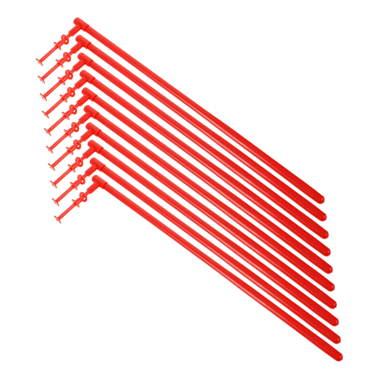 10 Pcs Windmill Parts Solid Plastic Rods DIY Craft Sticks Red Color Pinwheel Making Garden Decoration Accessories 
10 Pcs Windmill Parts Solid Plastic Rods DIY Craft Sticks Red Color Pinwheel Making Garden Decoration Accessories