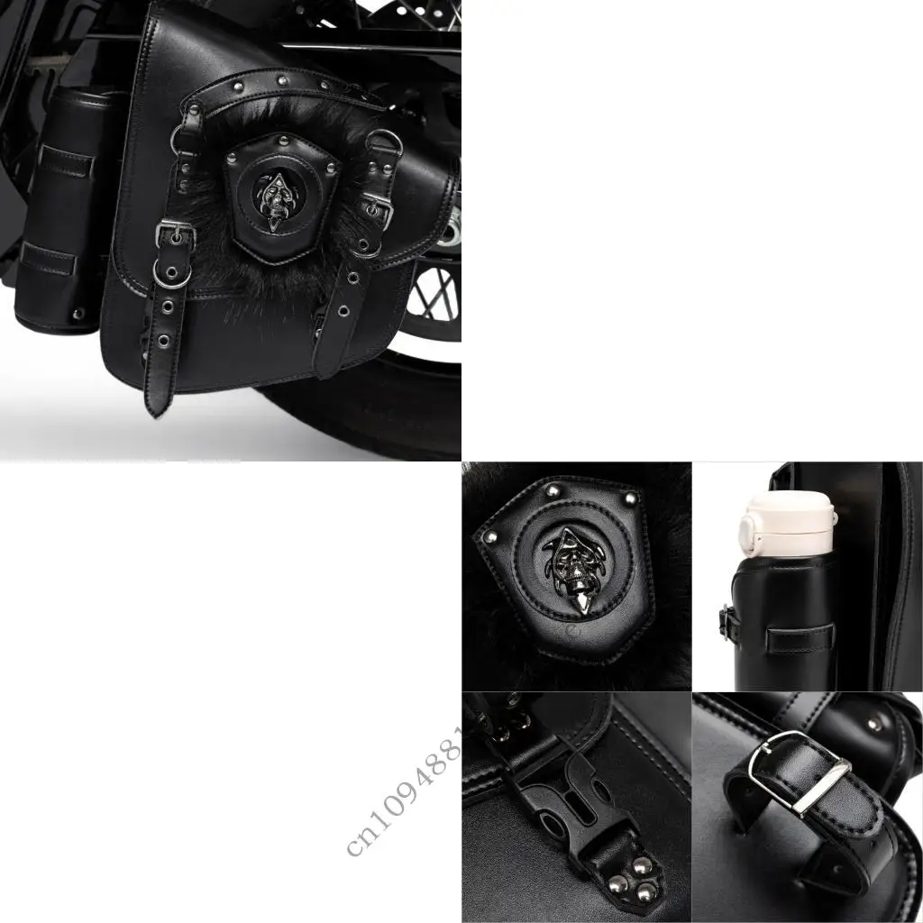 Leather Side Bag Motorcycle Luggage Panniers Punk Design Waterproof Saddlebags For Riding And Cruisers Bikes
Leather Side Bag Motorcycle Luggage Panniers Punk Design Waterproof Saddlebags For Riding And Cruisers Bikes
