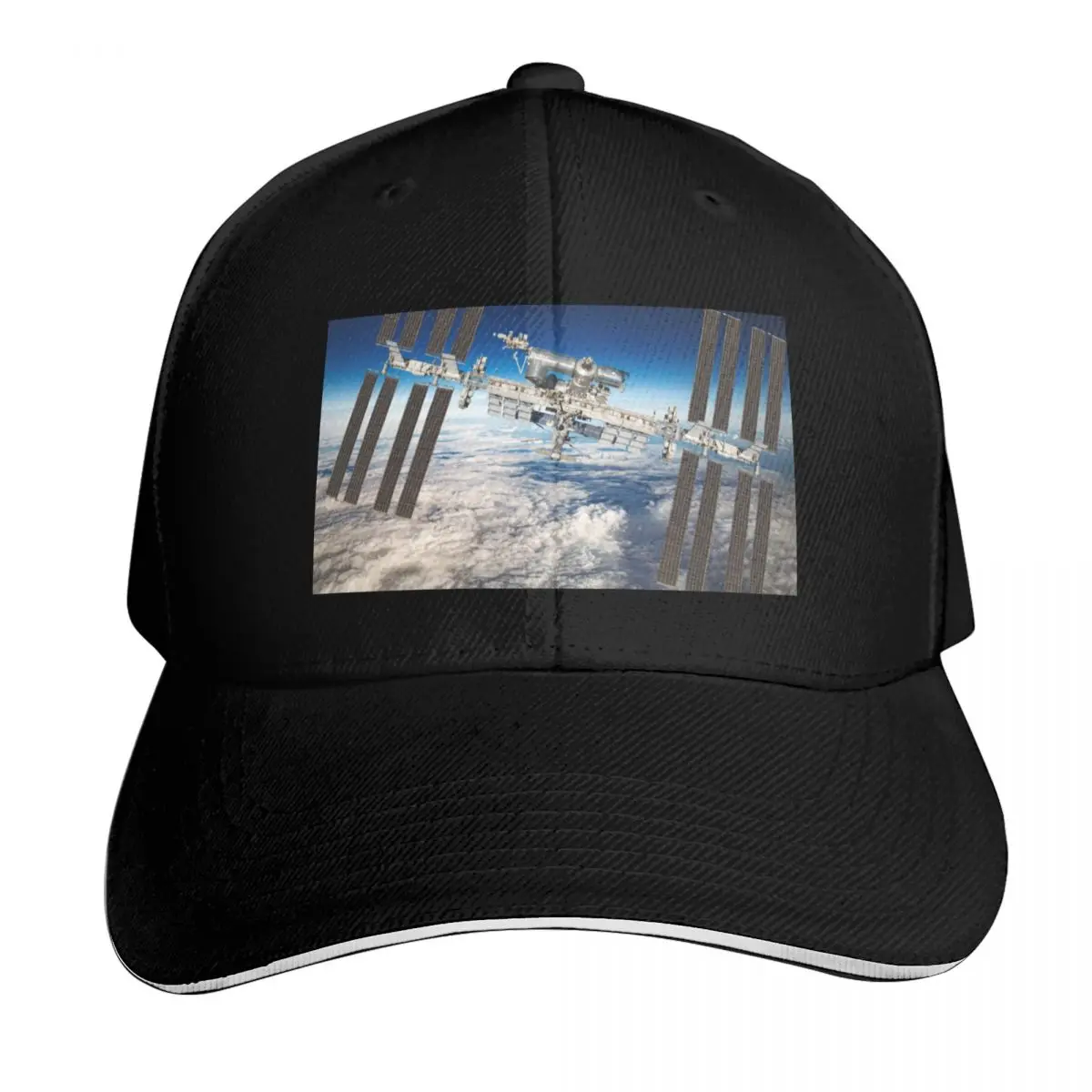 International Space Station Over The Planet Earth.. Iss And Satellite Aesthetic Novelty Design Baseball Cap
International Space Station Over The Planet Earth.. Iss And Satellite Aesthetic Novelty Design Baseball Cap