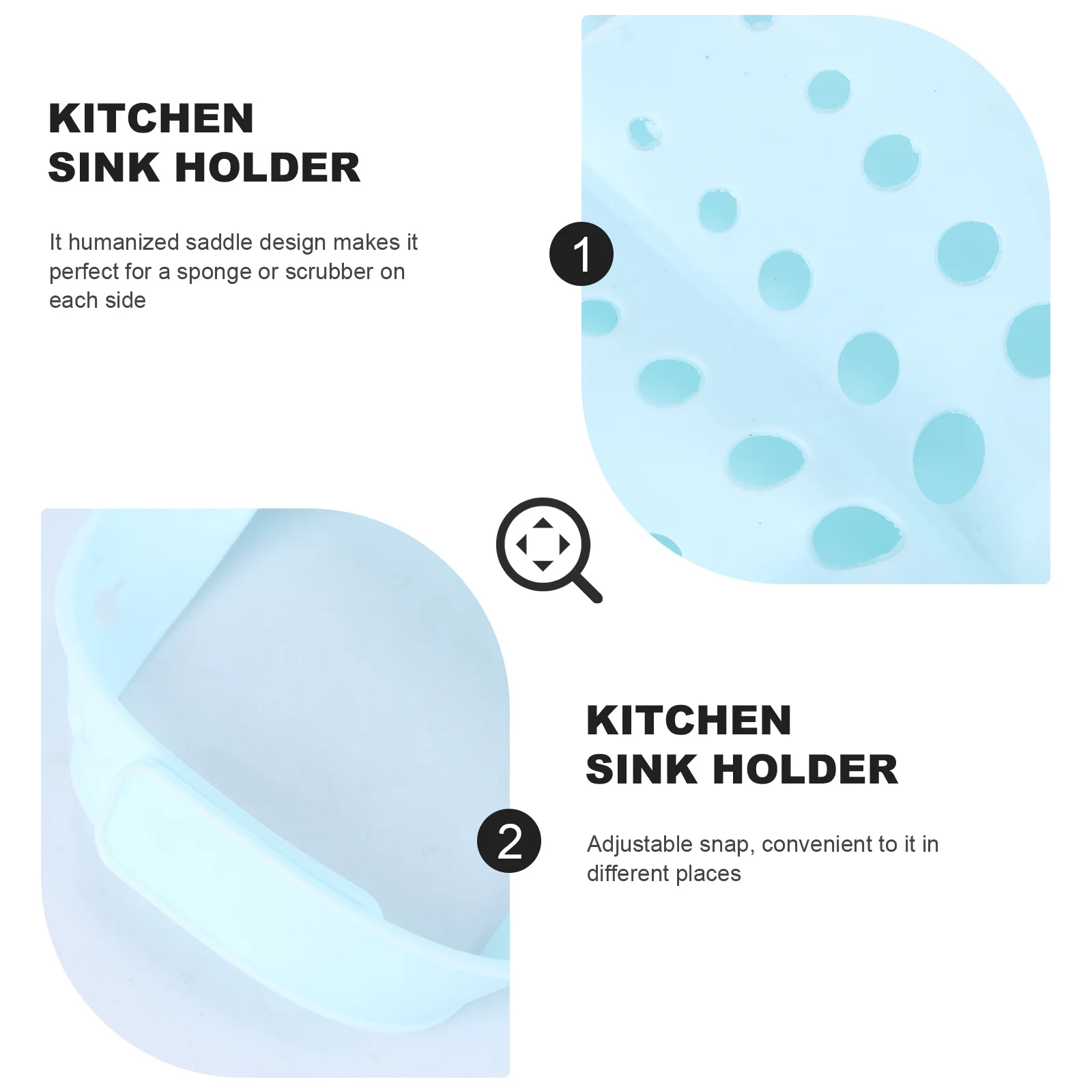 Thickened Double Kitchen Bathroom Sink Hanging Basket Adjustable Plastic Pouch Sponge Holder Drain Rack Blue Sink Shelving Bag 
Thickened Double Kitchen Bathroom Sink Hanging Basket Adjustable Plastic Pouch Sponge Holder Drain Rack Blue Sink Shelving Bag