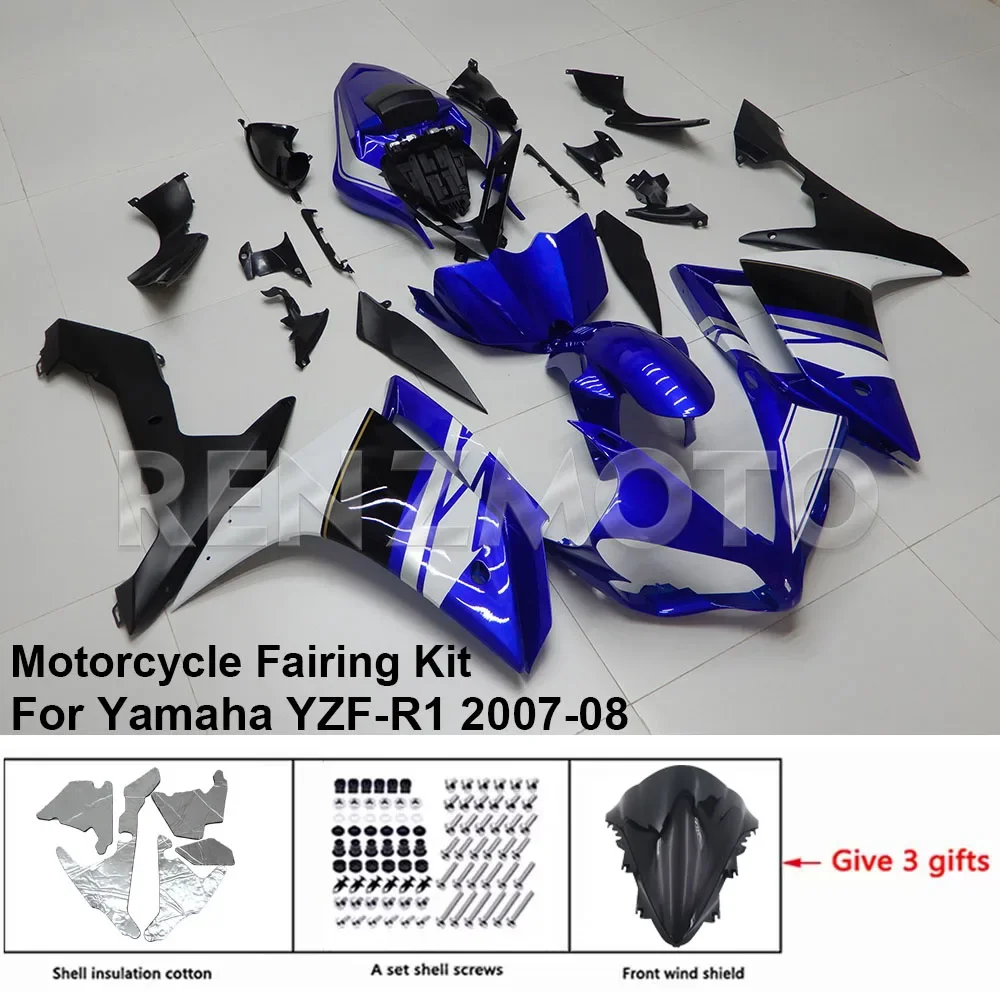 Motorcycle Fairing Set Body Kit Plastic For YAMAHA YZF-R1 YZF R1 2007-2008 Accessories Injection Bodywork Y1007-117a
Motorcycle Fairing Set Body Kit Plastic For YAMAHA YZF-R1 YZF R1 2007-2008 Accessories Injection Bodywork Y1007-117a