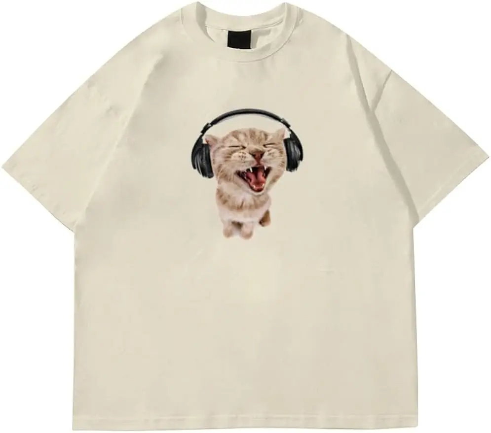 Y2K Cat Graphic Tees for Women Summer Tops T-Shirts E-Girls Teen Clothes Oversized Streetwear Casual Baggy Tshirts
Y2K Cat Graphic Tees for Women Summer Tops T-Shirts E-Girls Teen Clothes Oversized Streetwear Casual Baggy Tshirts