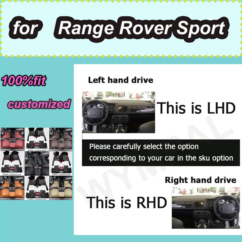 Роскошные автомобильные коврики для Range Rover Sport 2014 2015 2016 2017 2018 5-местные авто 
Роскошные автомобильные коврики для Range Rover Sport 2014 2015 2016 2017 2018 5-местные авто