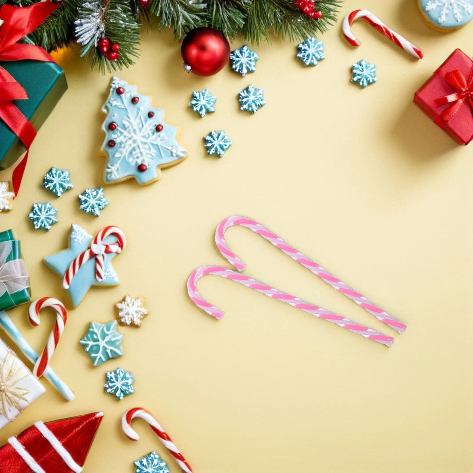 12 Pcs Christmas Tree Crutch Decoration Home Candy Cane Accessories Ornaments Plastic Staff
12 Pcs Christmas Tree Crutch Decoration Home Candy Cane Accessories Ornaments Plastic Staff