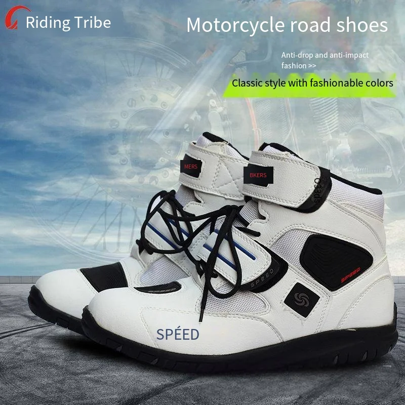 Motorcycle Riding Shoes, Black, Red, White, Road Boots, Men's Knight Short Racing Boots, Anti Slip Shoes 2025
Motorcycle Riding Shoes, Black, Red, White, Road Boots, Men's Knight Short Racing Boots, Anti Slip Shoes 2025