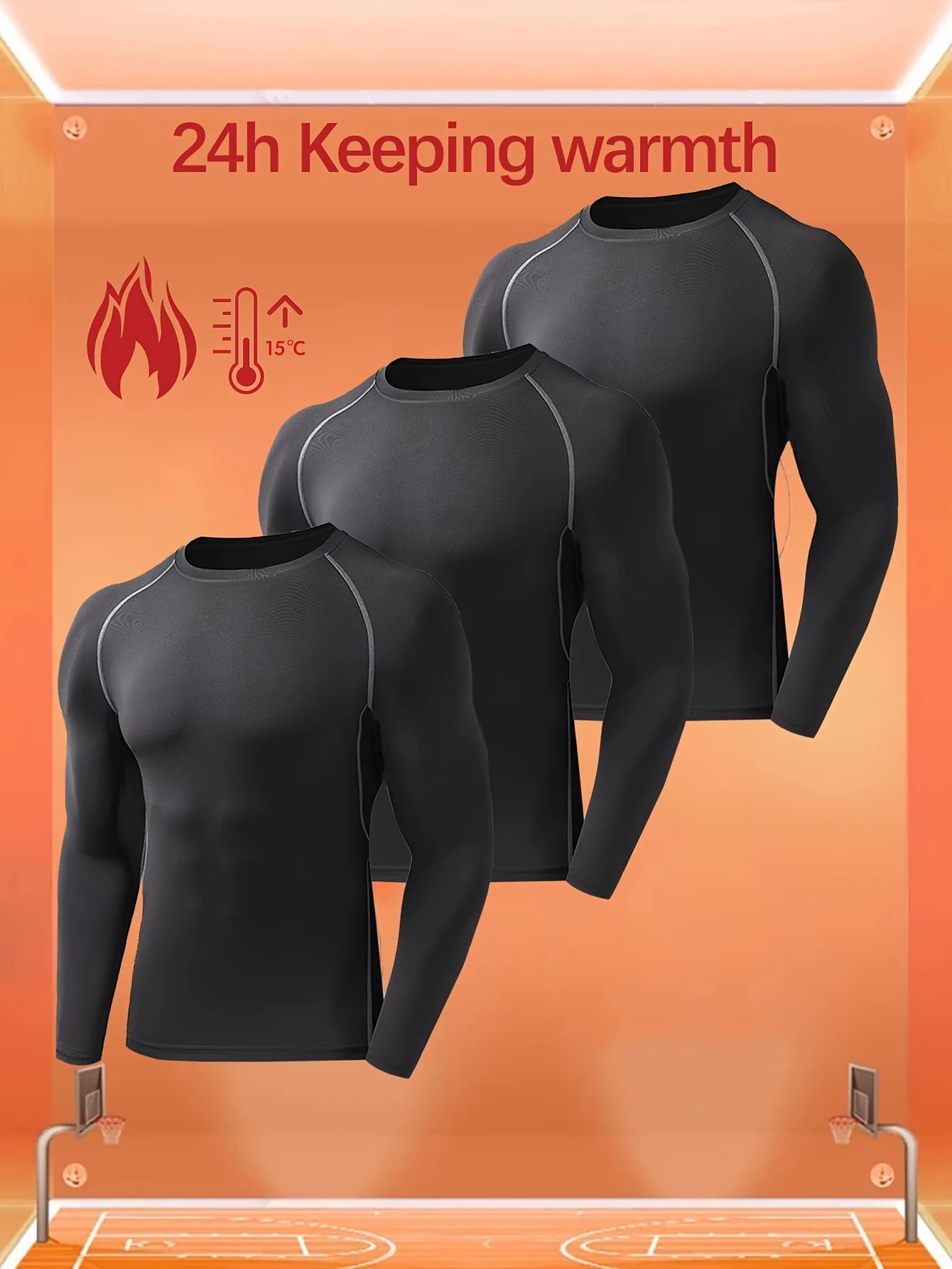 Men's quick-drying top T-shirt, long-sleeved tight-fitting sportswear, running and cycling exercise, lightweight and elastic
Men's quick-drying top T-shirt, long-sleeved tight-fitting sportswear, running and cycling exercise, lightweight and elastic